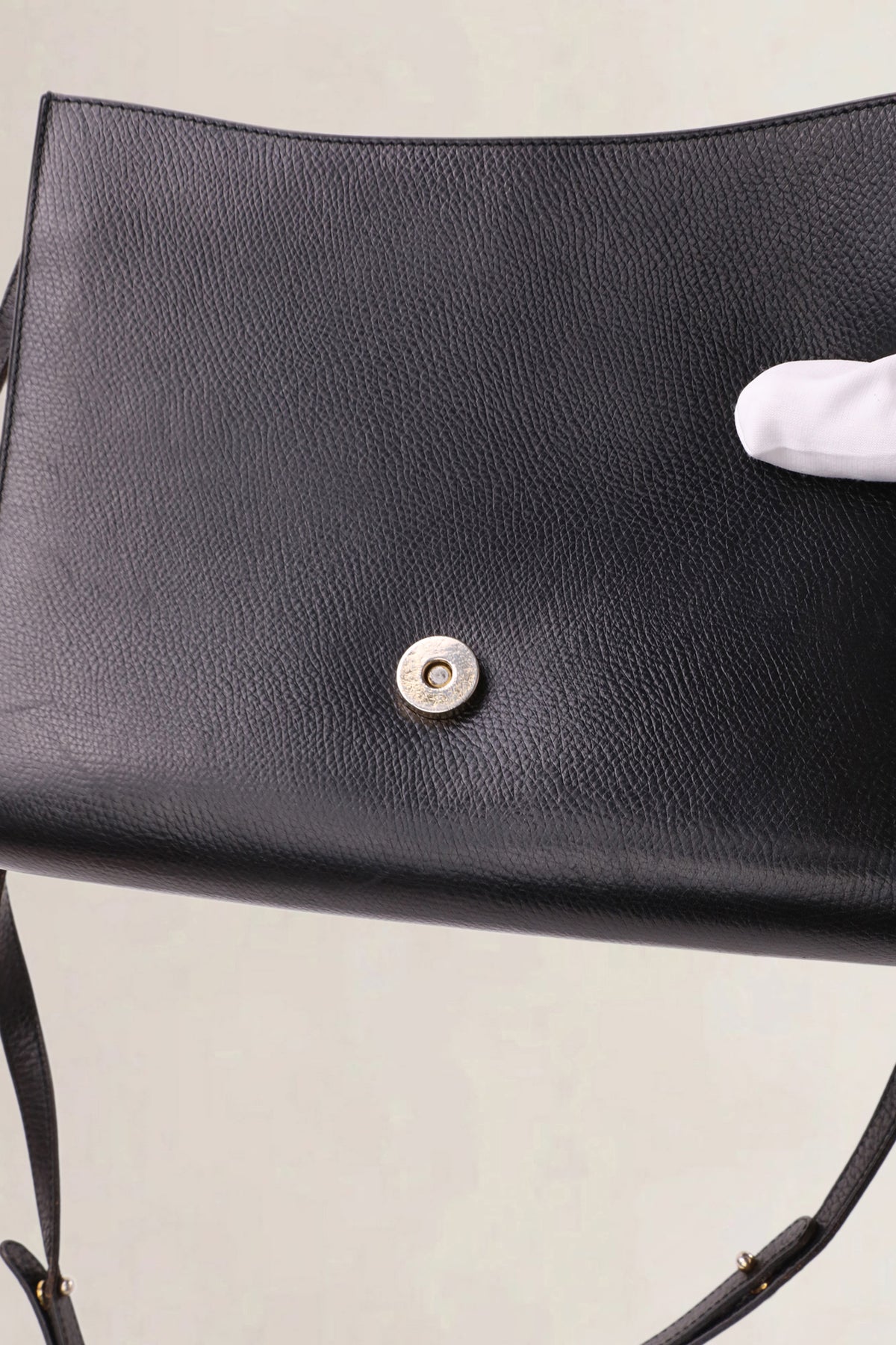 Delvaux Vintage Black Diadème Crossbody Bag
