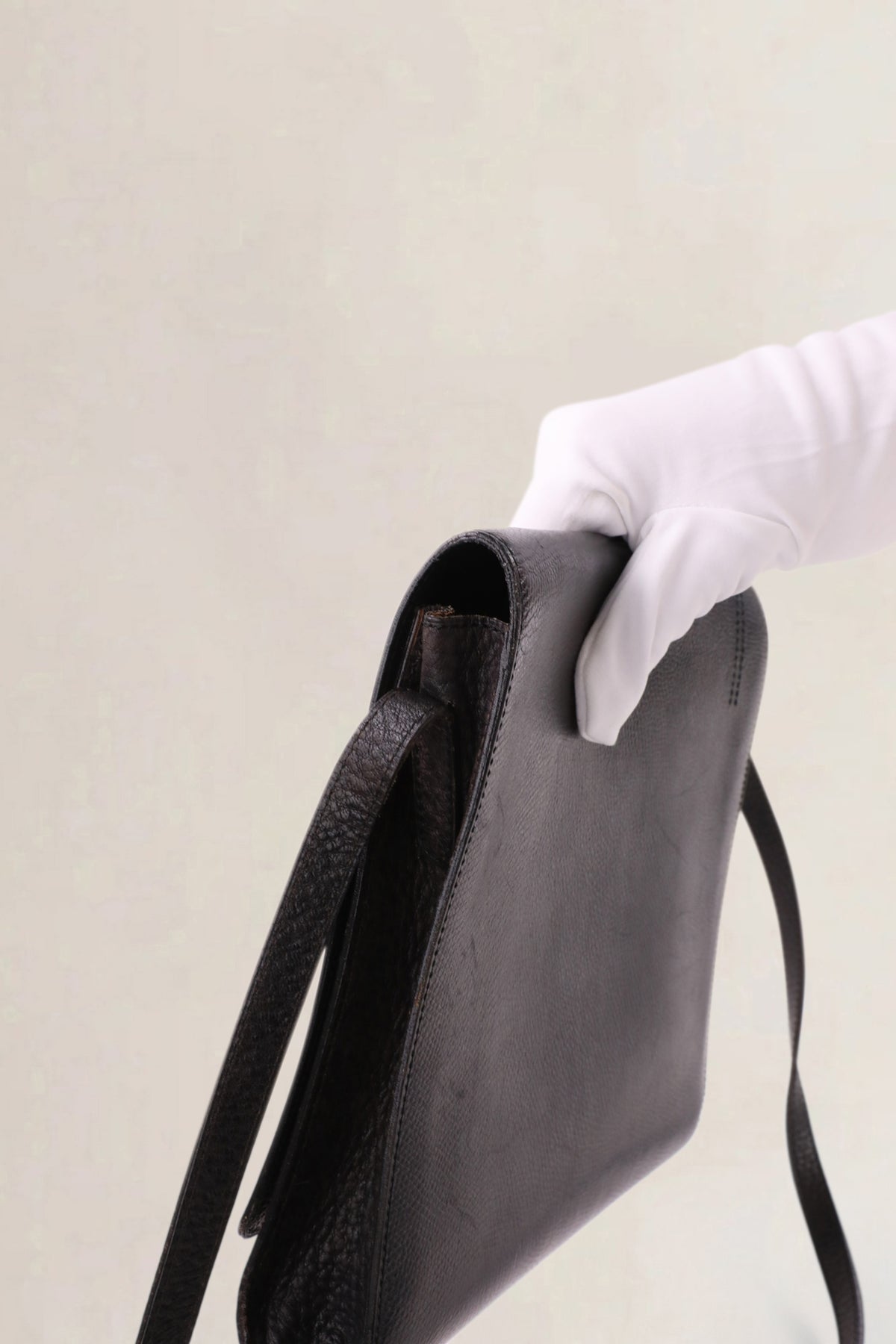 Delvaux Vintage Black Diadème Crossbody Bag