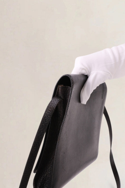 Delvaux Vintage Black Diadème Crossbody Bag