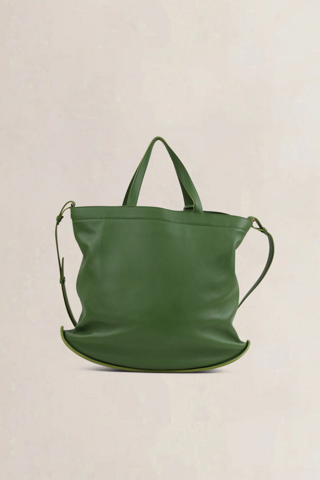 Delvaux Green Pin Cabas Allure — preloved