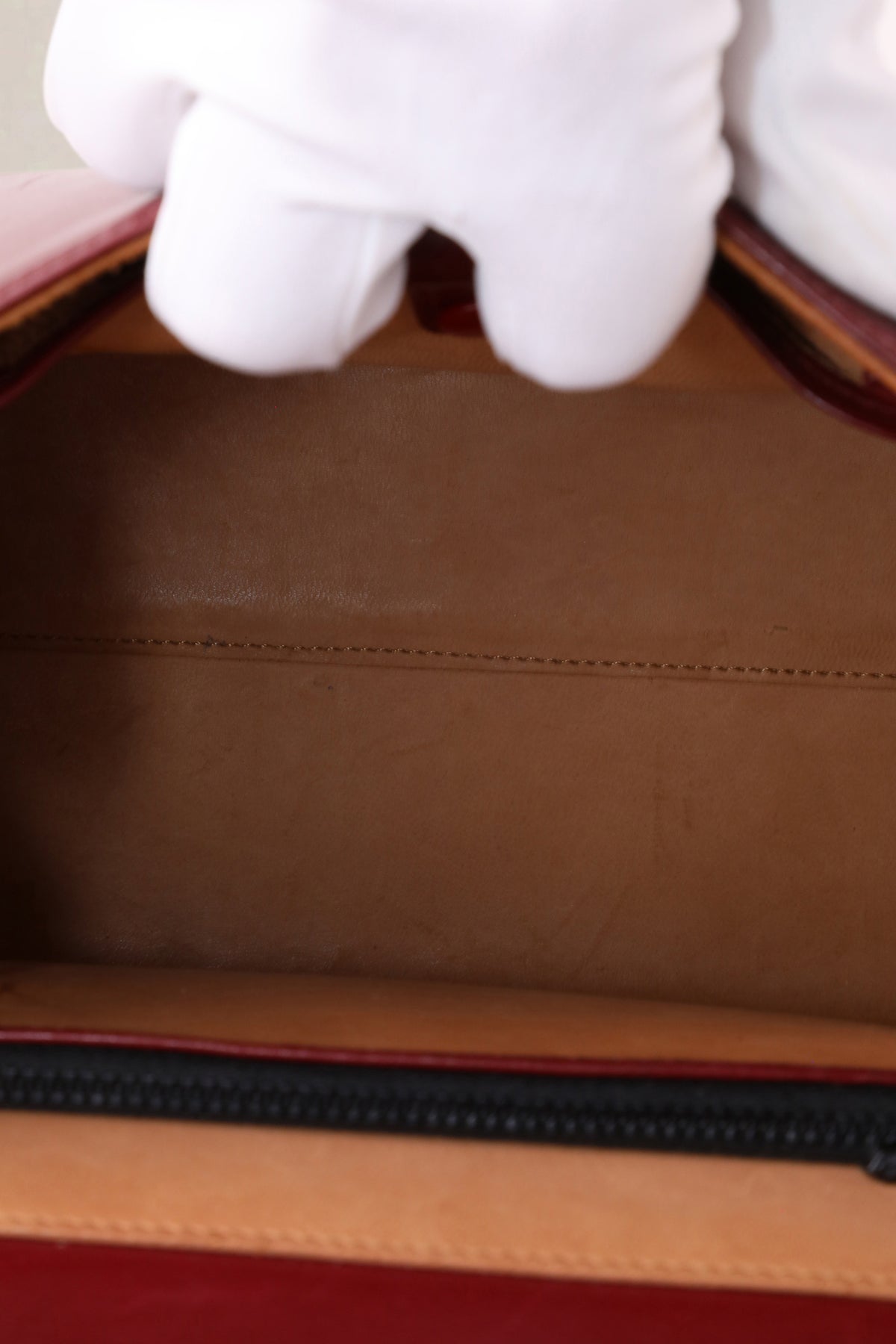 Delvaux Vintage Rosso Brillant Box Calf PM Top Handle Bag