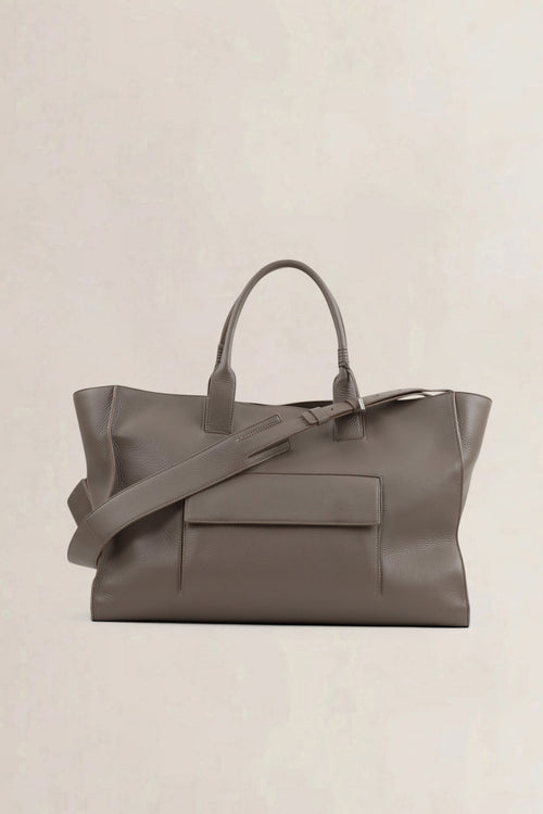 Balenciaga Grey Leather Shoulder Bag