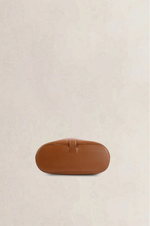 Delvaux Vintage Cognac Jumping Calf Shoulder Bag
