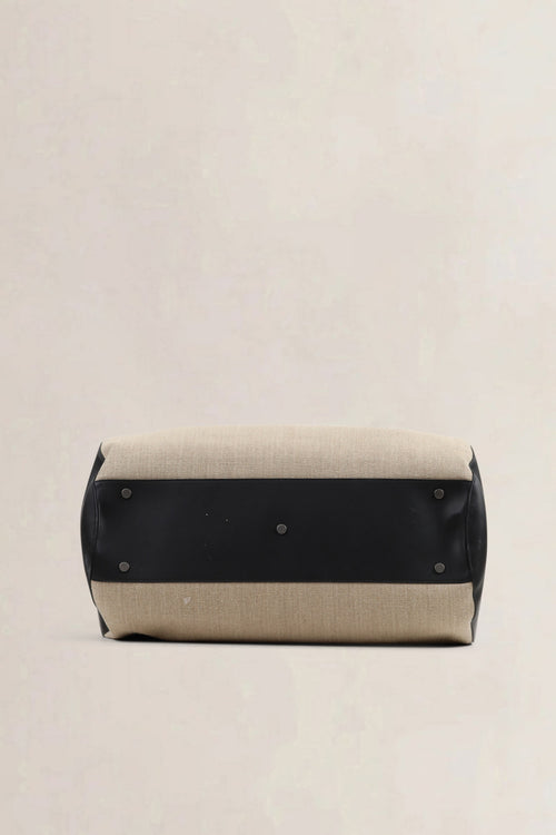 Balenciaga Canvas/Leather Boston Bag