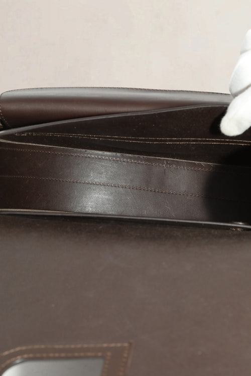 Delvaux Dark Brown Kate Crossbody Bag