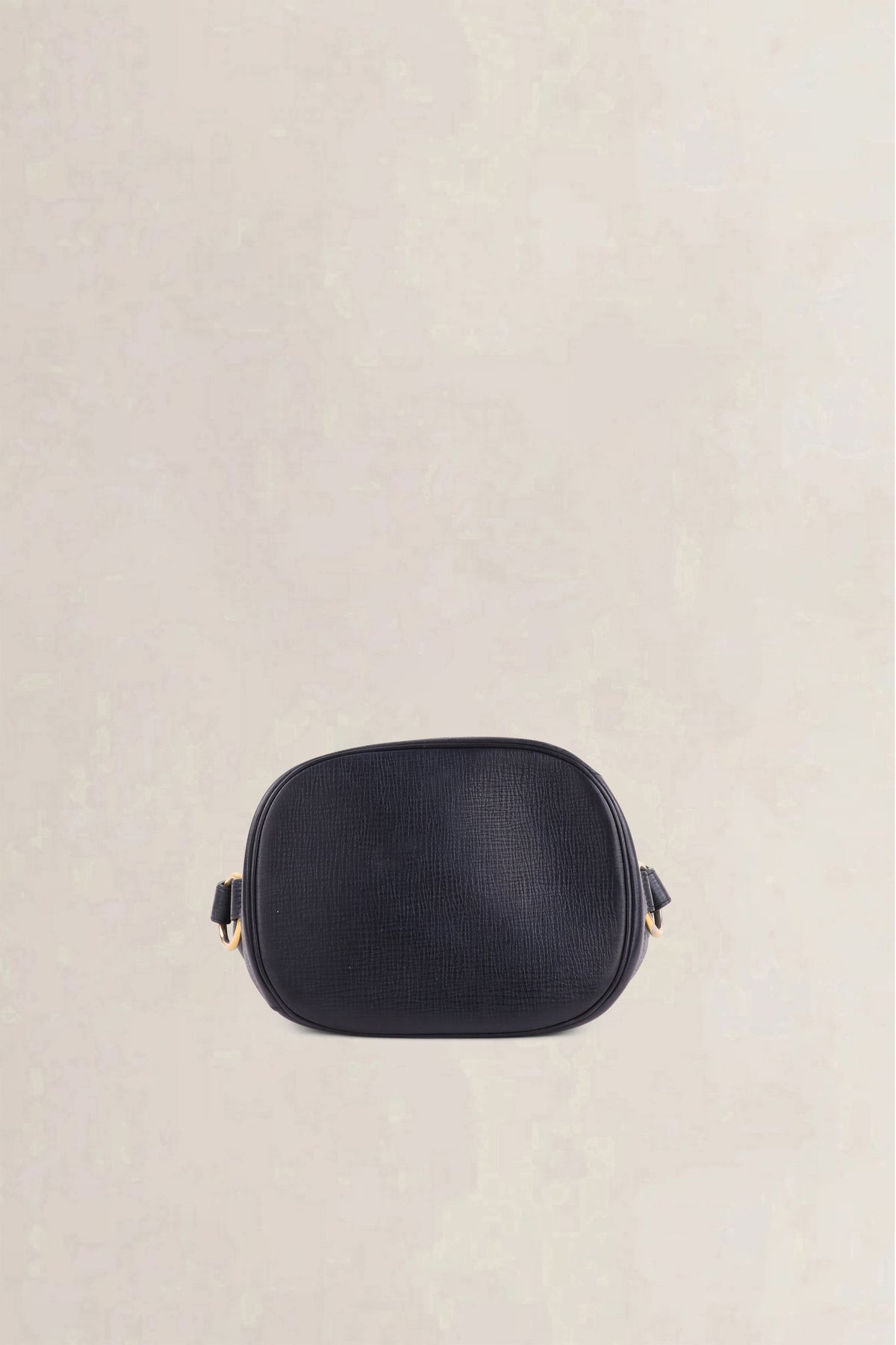 Delvaux Vintage Navy Bucket Bag