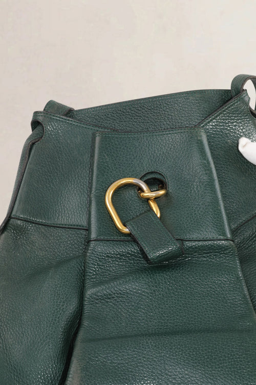 Delvaux Green Faust GM Shoulder Bag