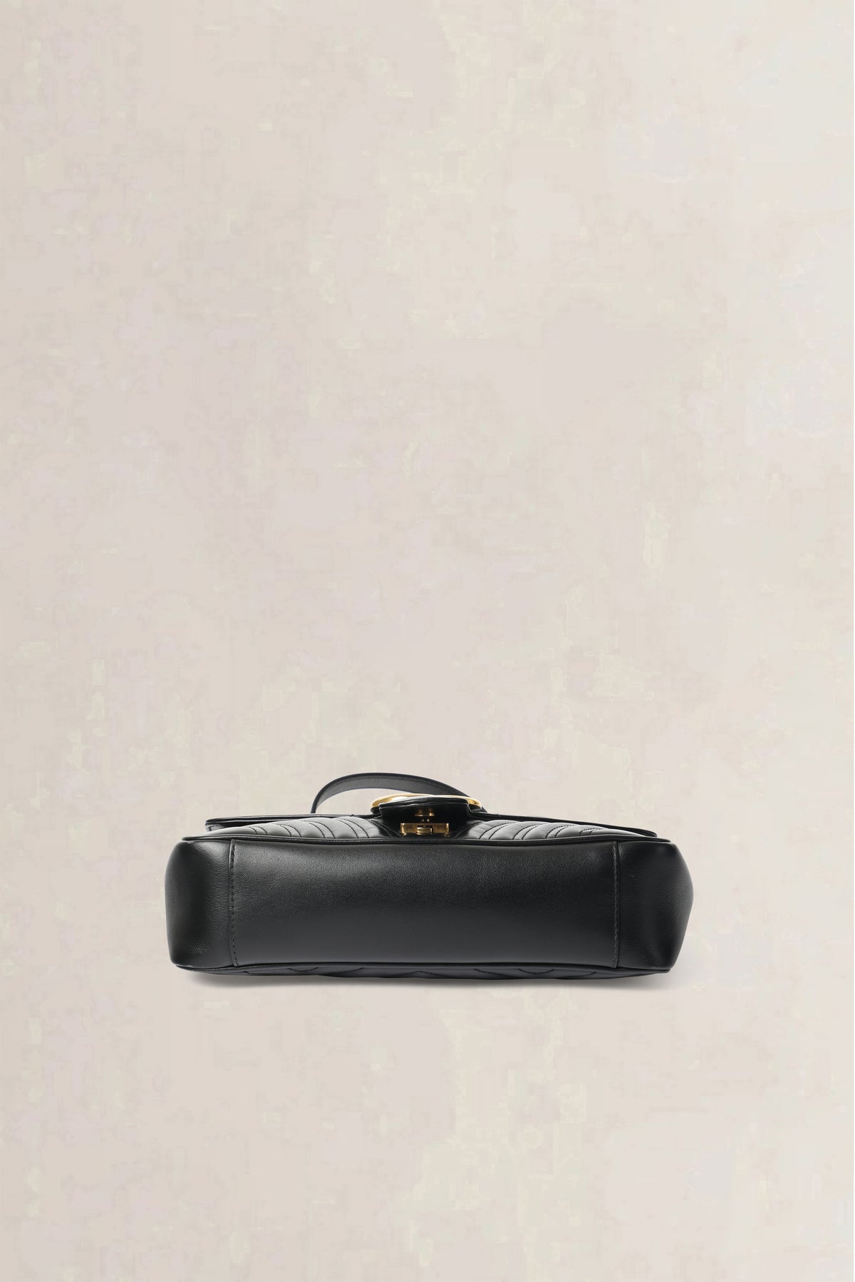 Gucci Black GG Marmont Matelassé Small Shoulder Bag