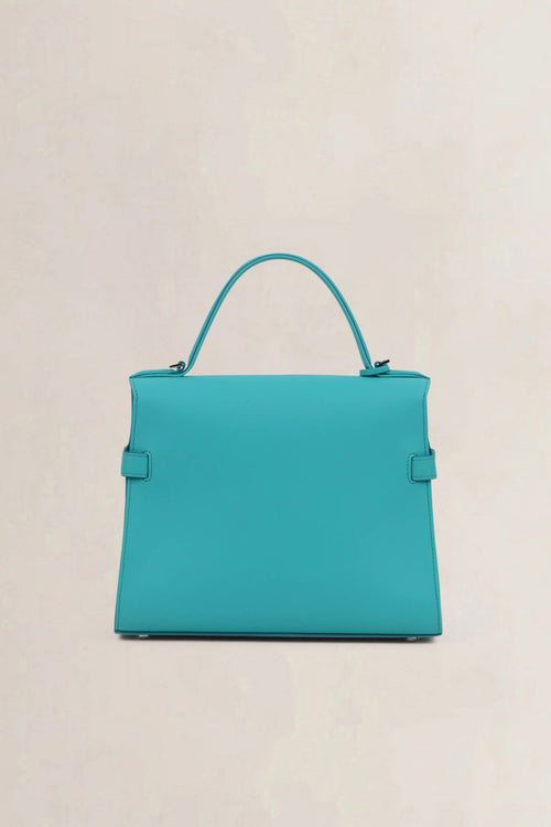 Delvaux Tempête MM Turquoise Crossbody Bag