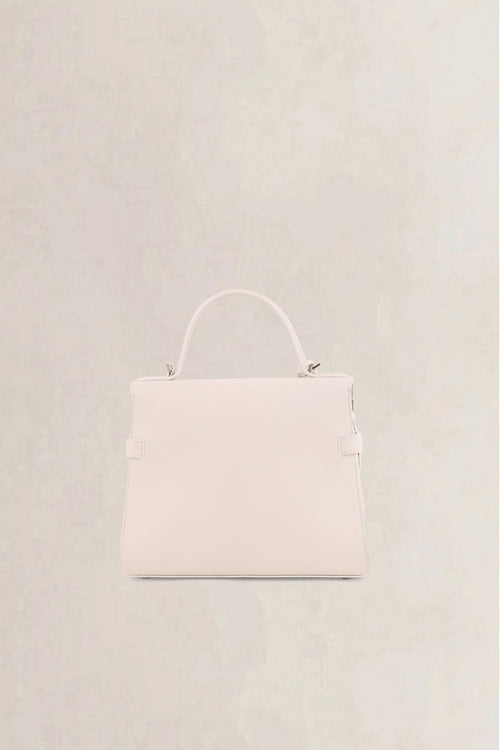 Delvaux White Tempête Frame MM Crossbody Bag