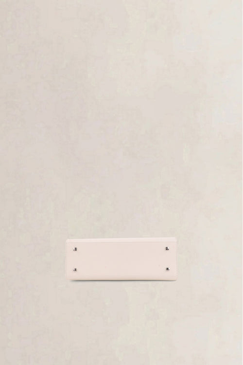 Delvaux White Tempête Frame MM Crossbody Bag