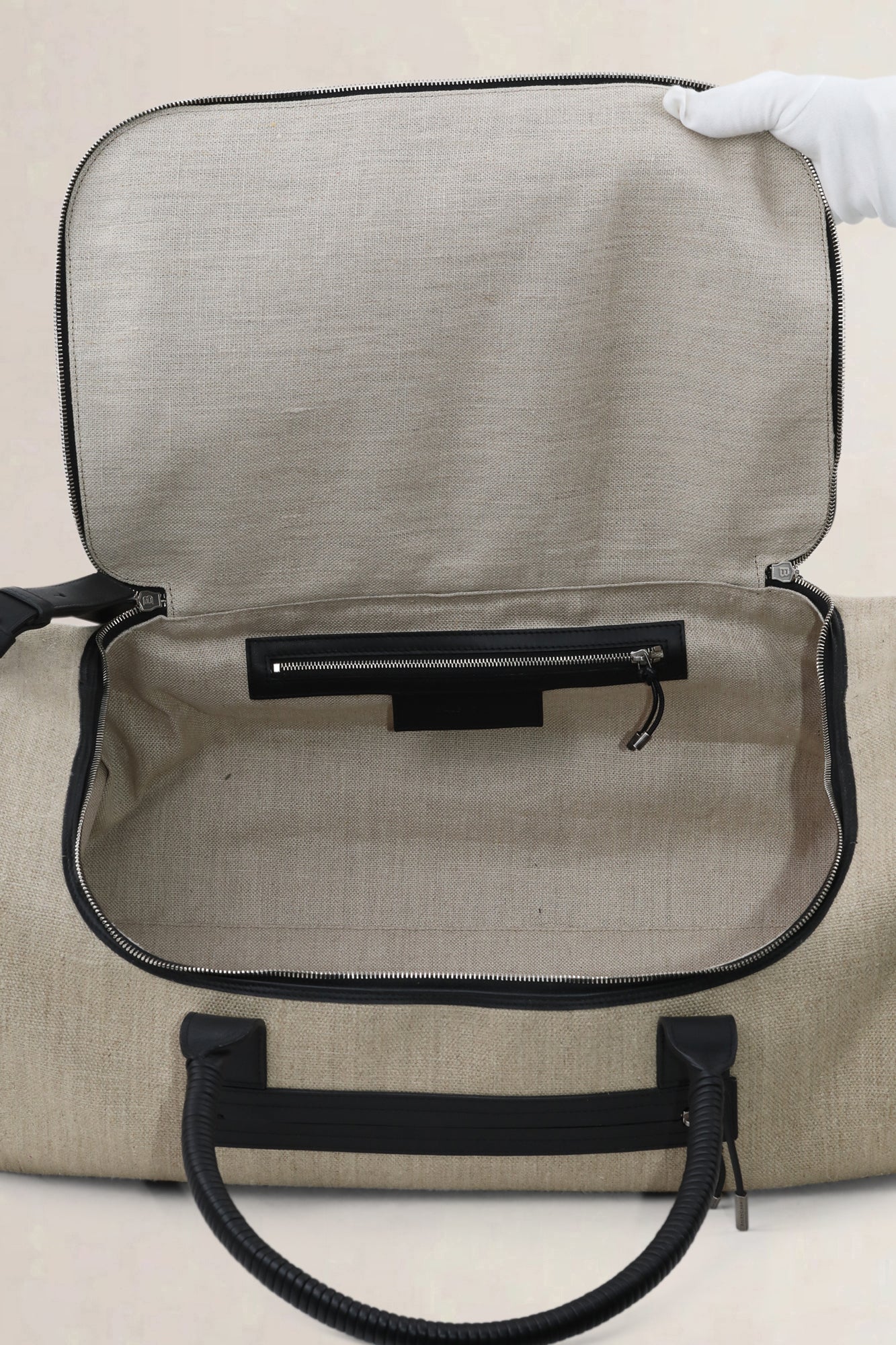 Balenciaga Canvas/Leather Boston Bag