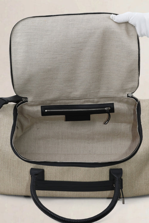 Balenciaga Canvas/Leather Boston Bag