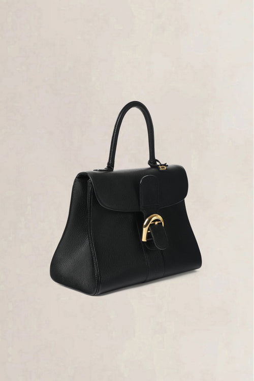 Delvaux Black Brillant MM Crossbody Bag