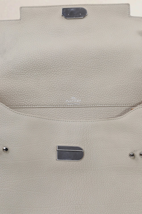 Delvaux Ivory Tempête XXL Crossbody Bag