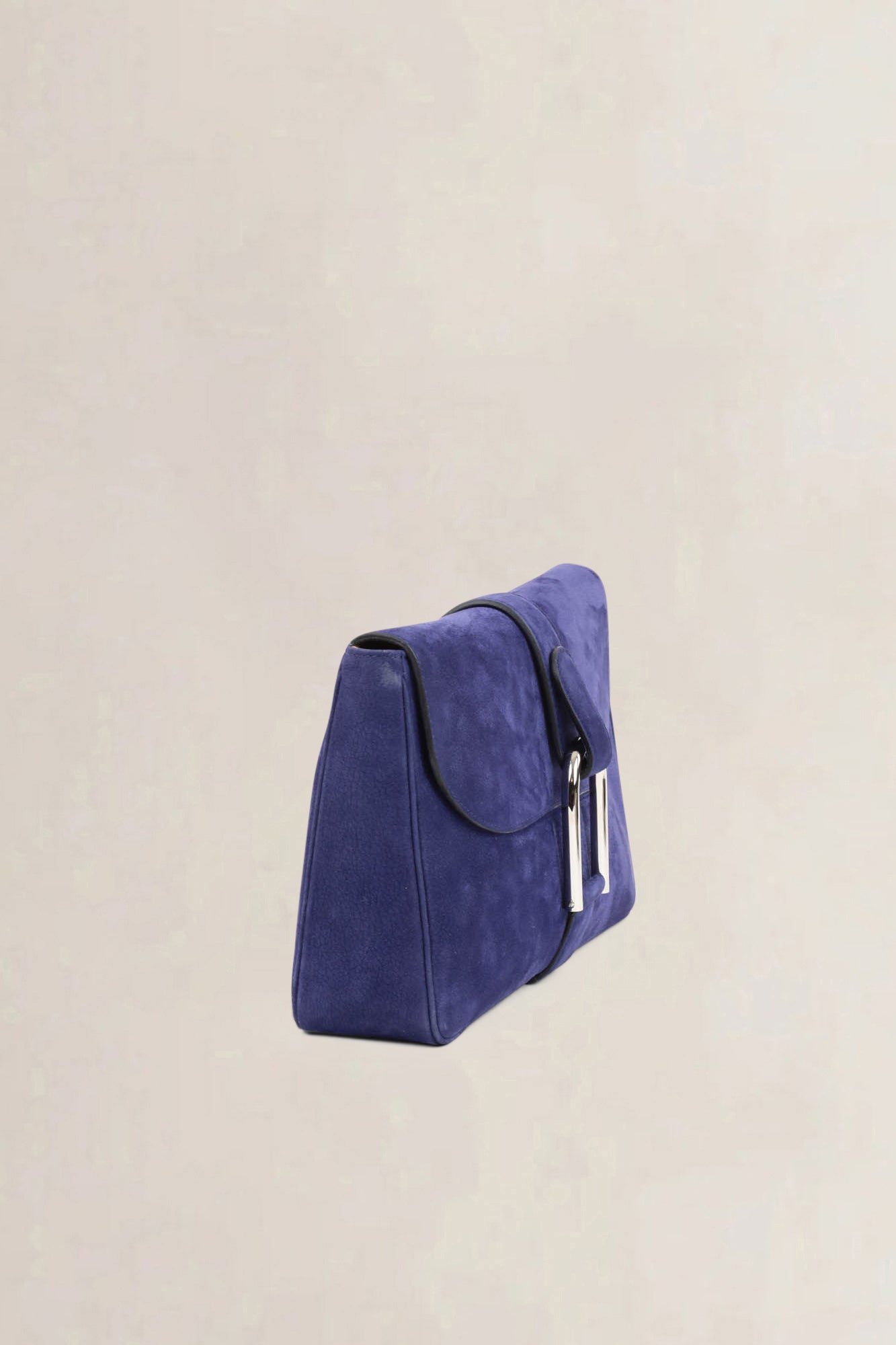 Delvaux Bleu Nuit Givry Clutch