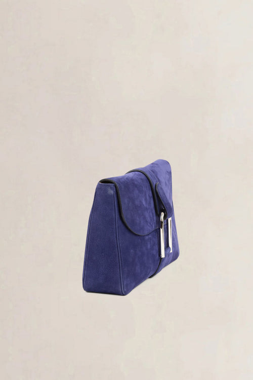 Delvaux Bleu Nuit Givry Clutch