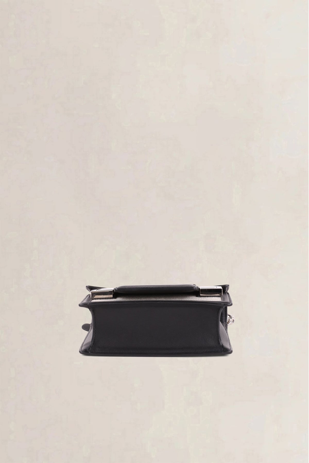 Delvaux Grey Madame Mini Canvas Crossbody Bag