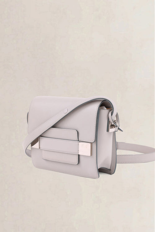 Delvaux Grey Madame Mini Crossbody Bag