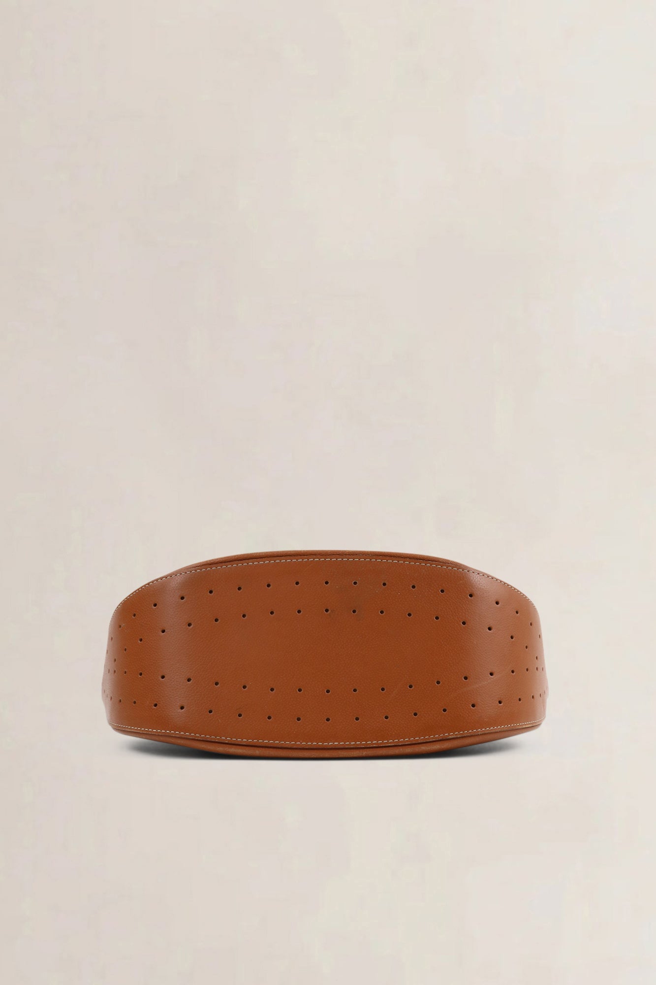 Delvaux Cognac Sourire Top Handle Bag