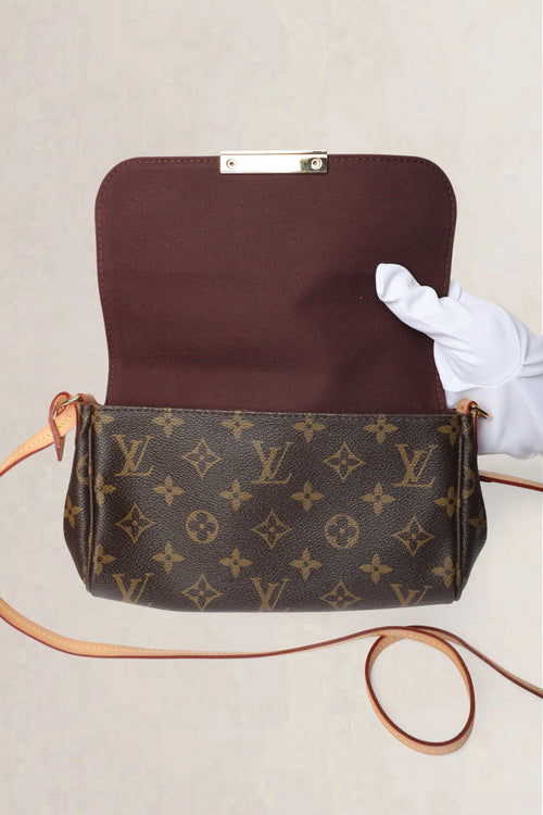 Louis Vuitton Brown Favorite Monogram PM Crossbody Bag