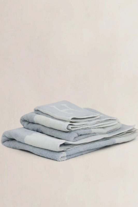 Hermès Avalon Blue/White Bath Towel Set