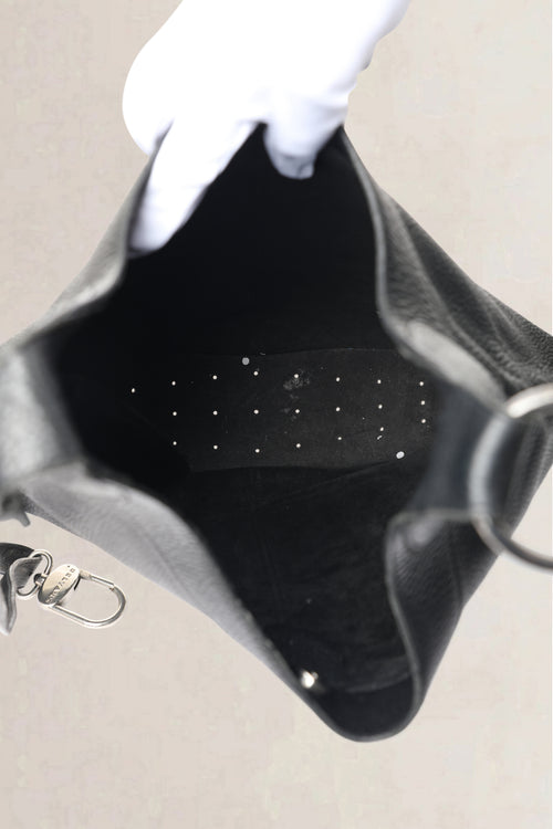 Delvaux Black Satan Shoulder Bag