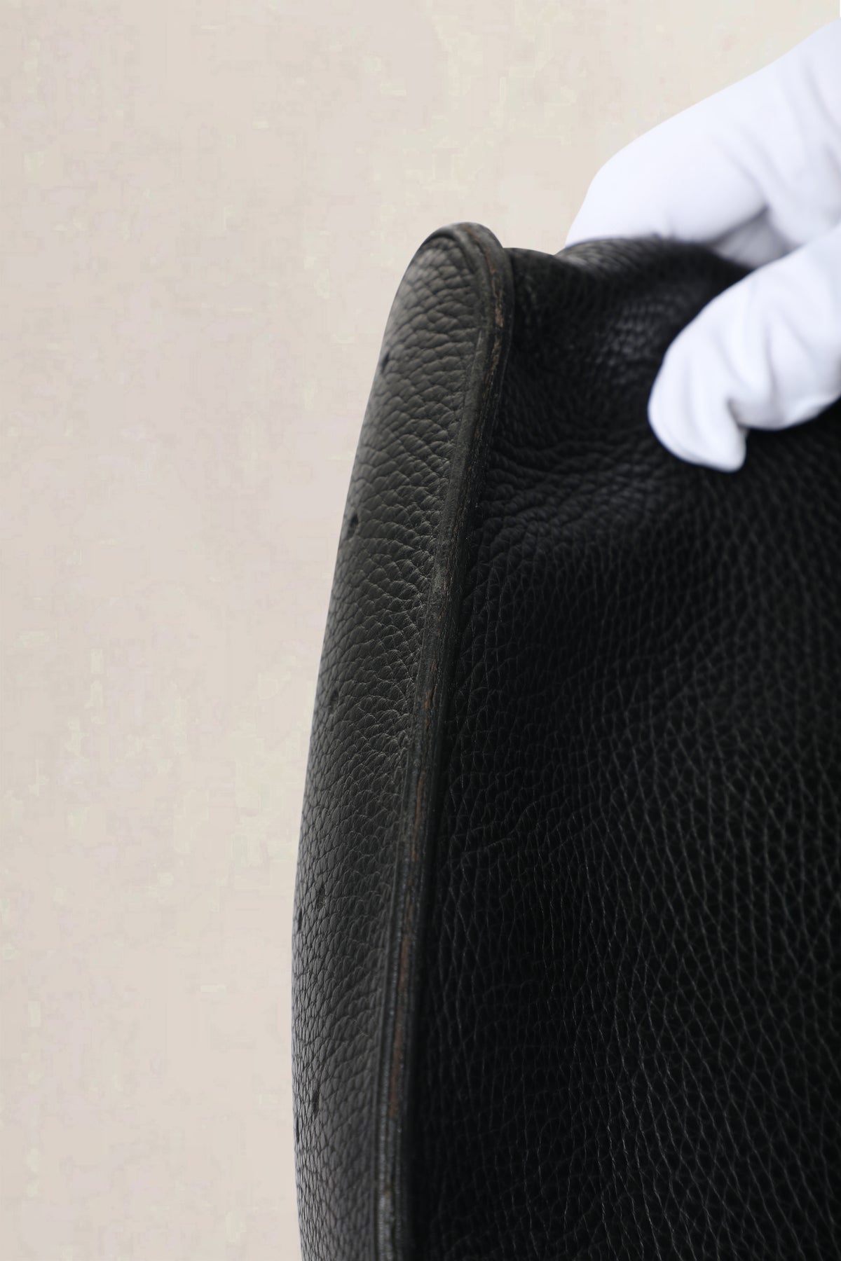 Delvaux Black Satan Shoulder Bag