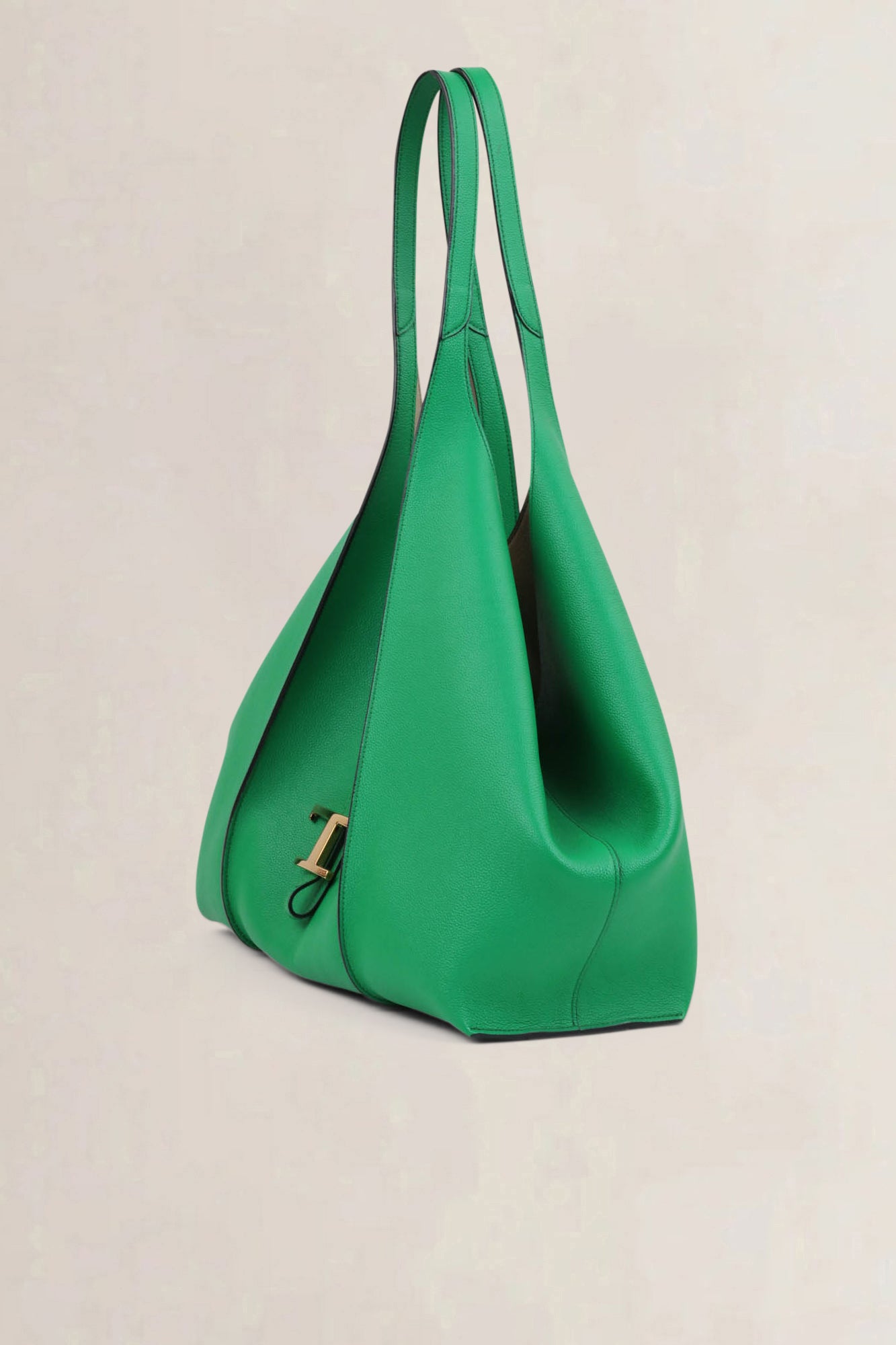 Tod's Green T Timeless Medium Shoulder Bag