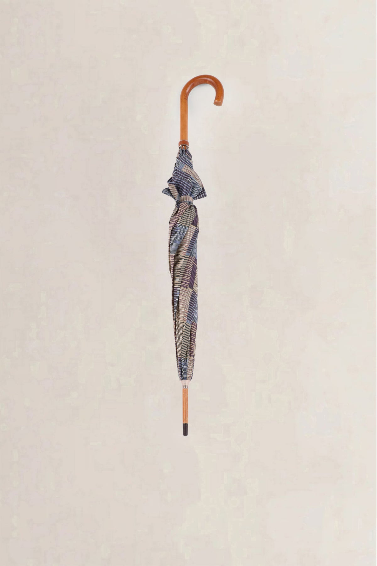 Delvaux Blue Checked Umbrella