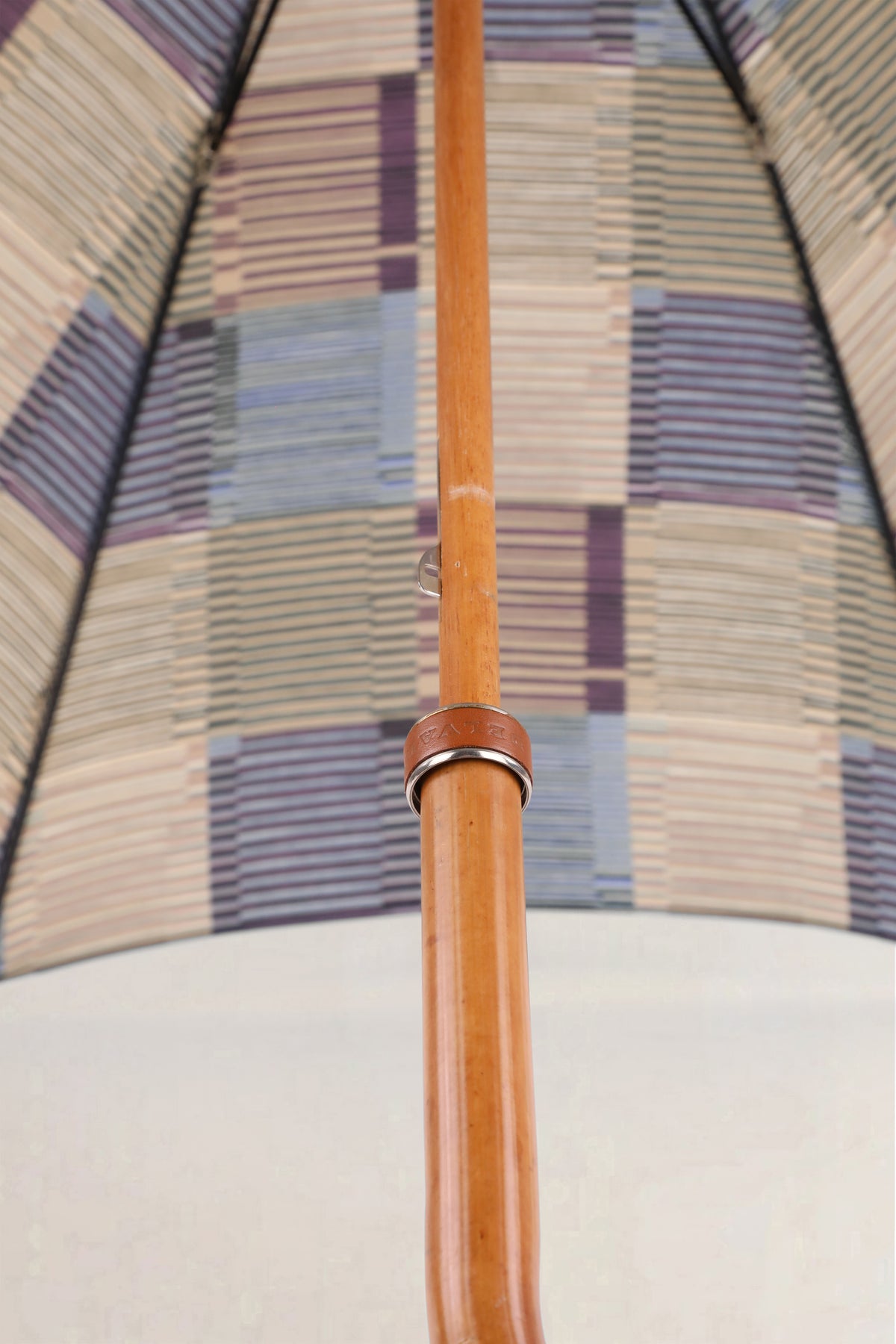 Delvaux Blue Checked Umbrella