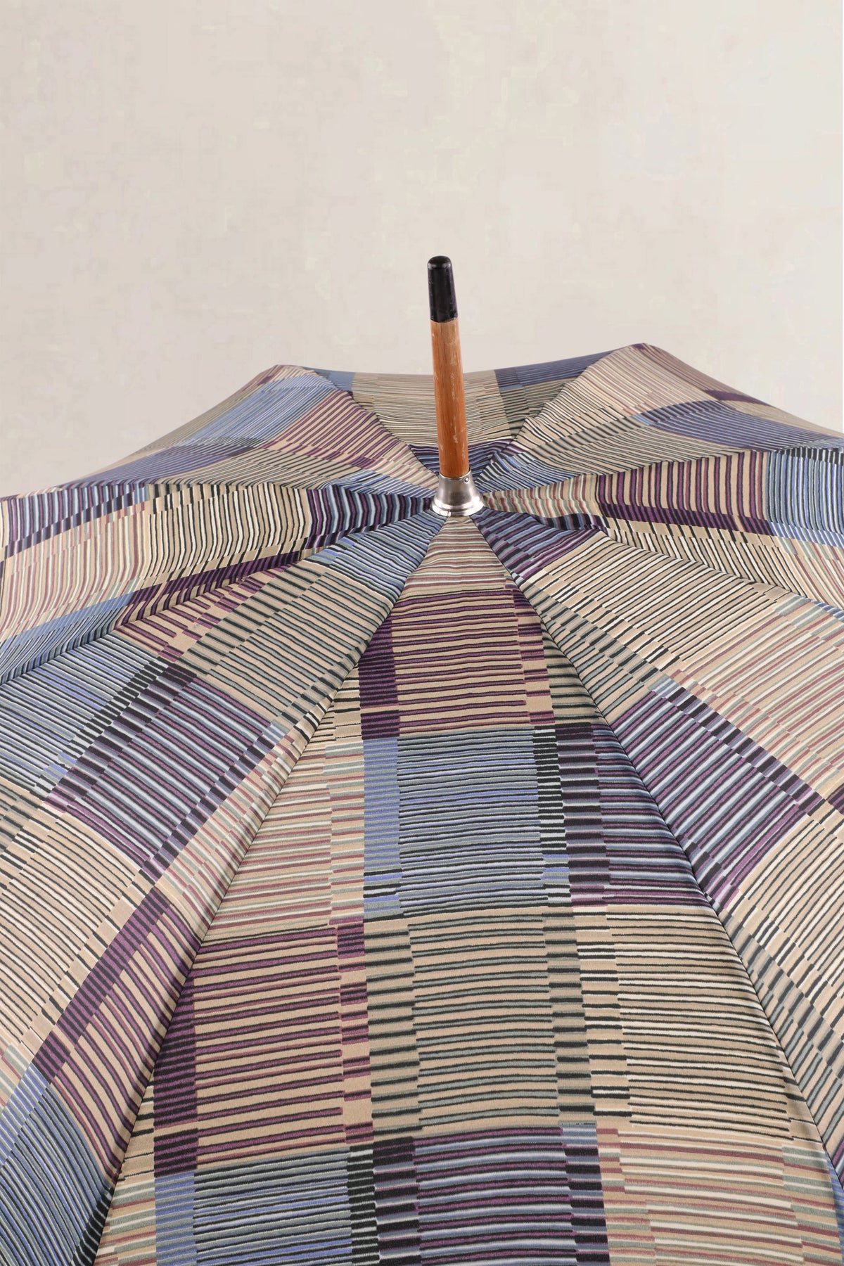Delvaux Blue Checked Umbrella