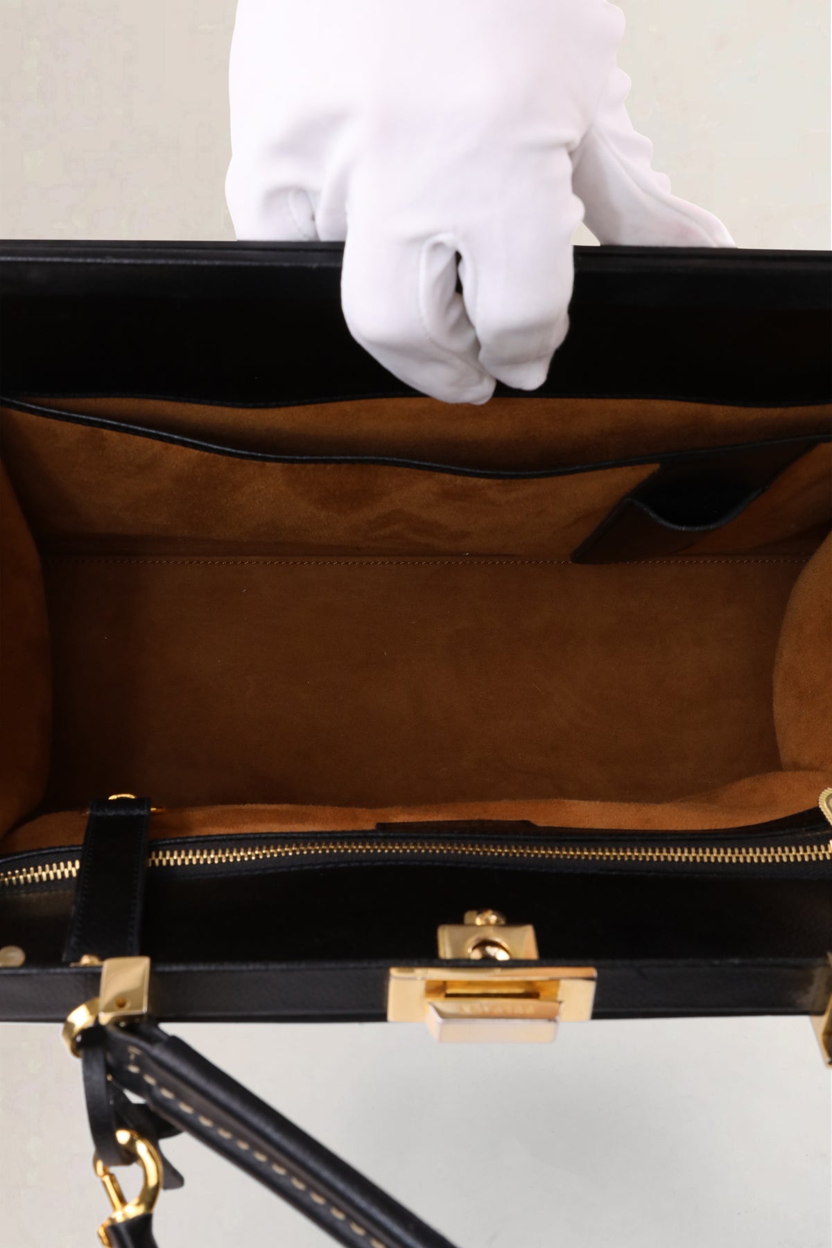 Delvaux Brown Classico Jumping Calf GM Shoulder Bag
