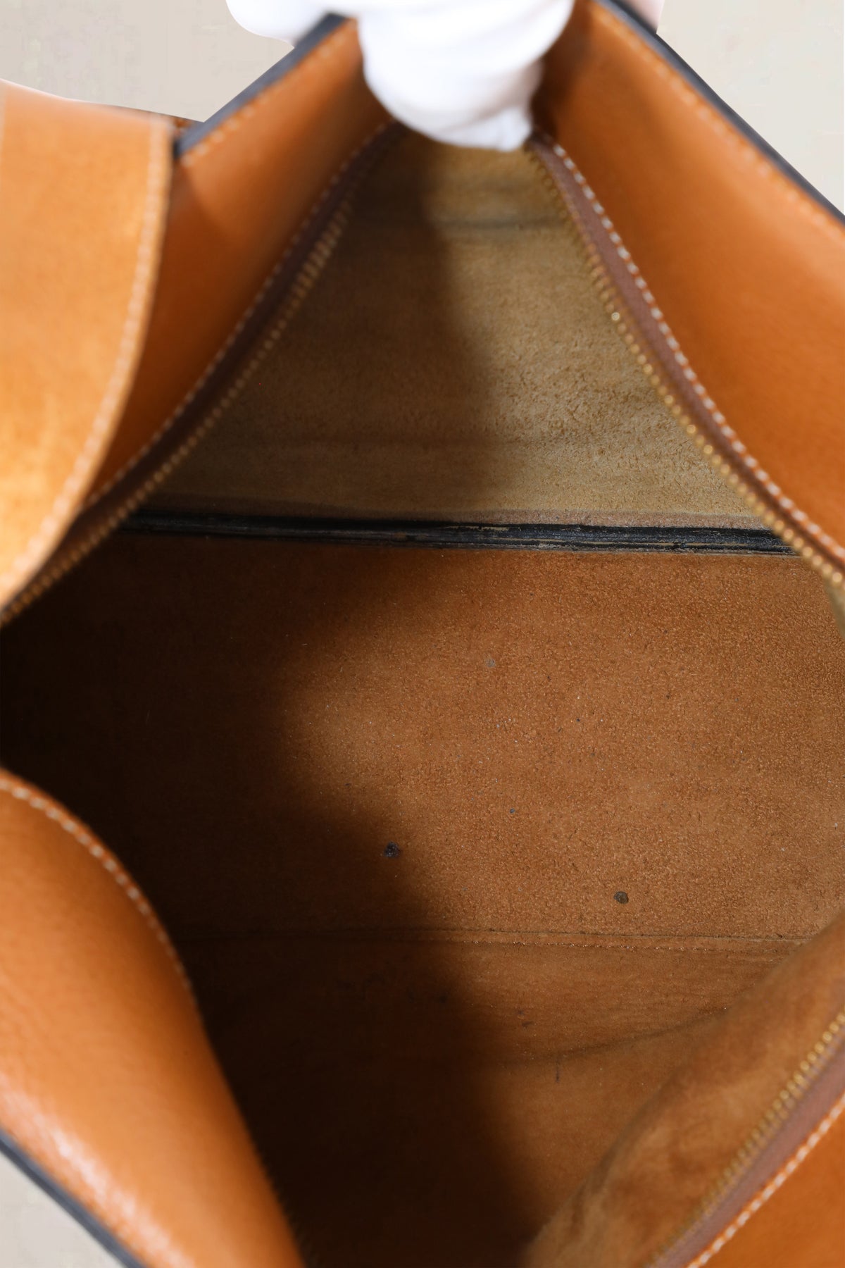 Delvaux Vintage Cognac Jumping Calf Shoulder Bag