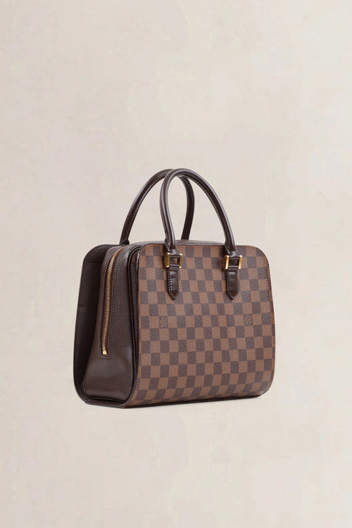 Louis Vuitton Damier Ebene Triana Top Handle Bag