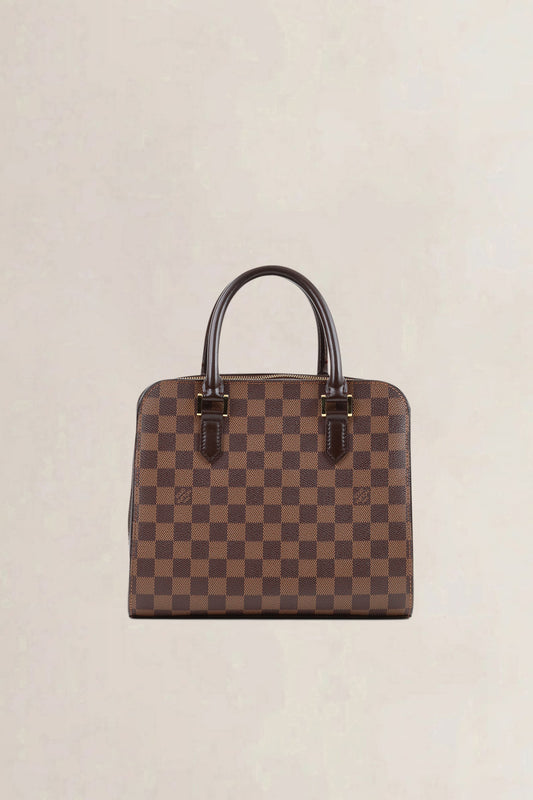 Louis Vuitton Damier Ebene Triana Top Handle Bag