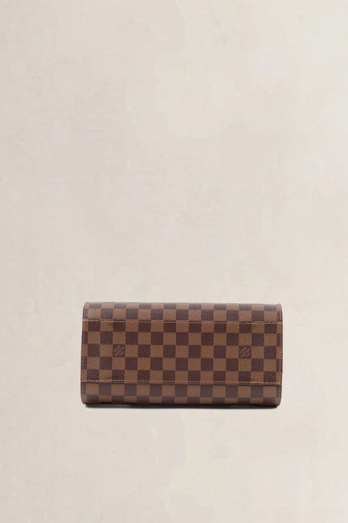 Louis Vuitton Damier Ebene Triana Top Handle Bag