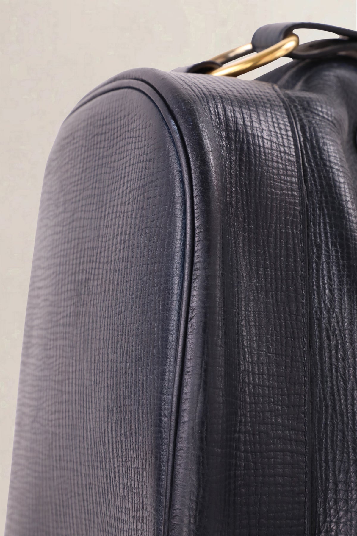 Delvaux Navy Bucket Bag — vintage