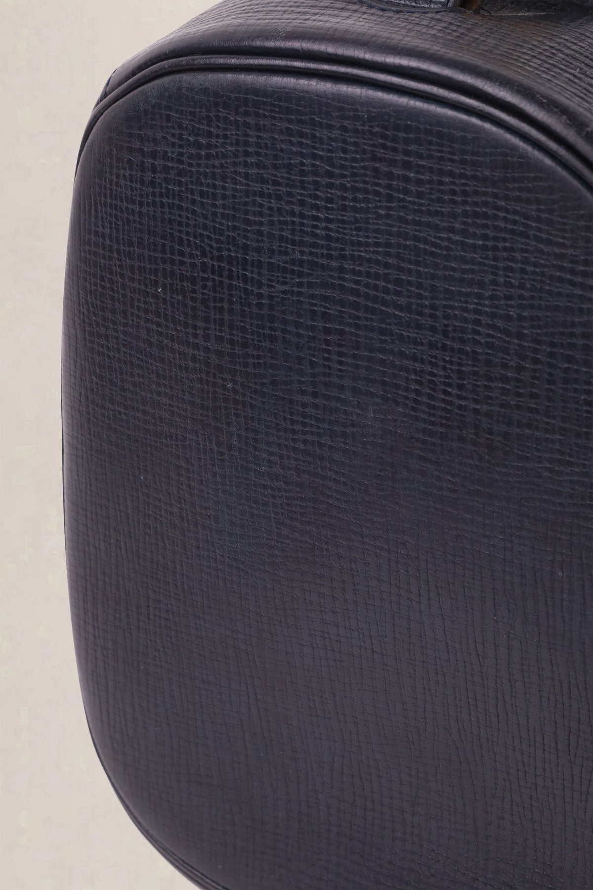 Delvaux Vintage Navy Bucket Bag