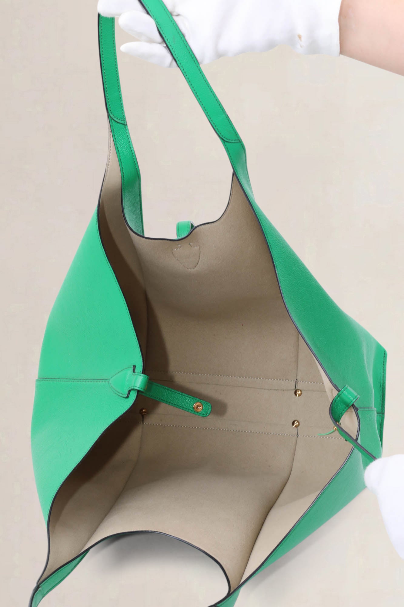 Tod's Green T Timeless Medium Shoulder Bag