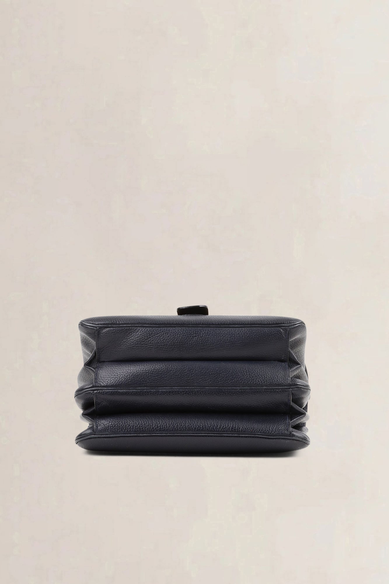 Delvaux Navy Blue Top Handle Bag