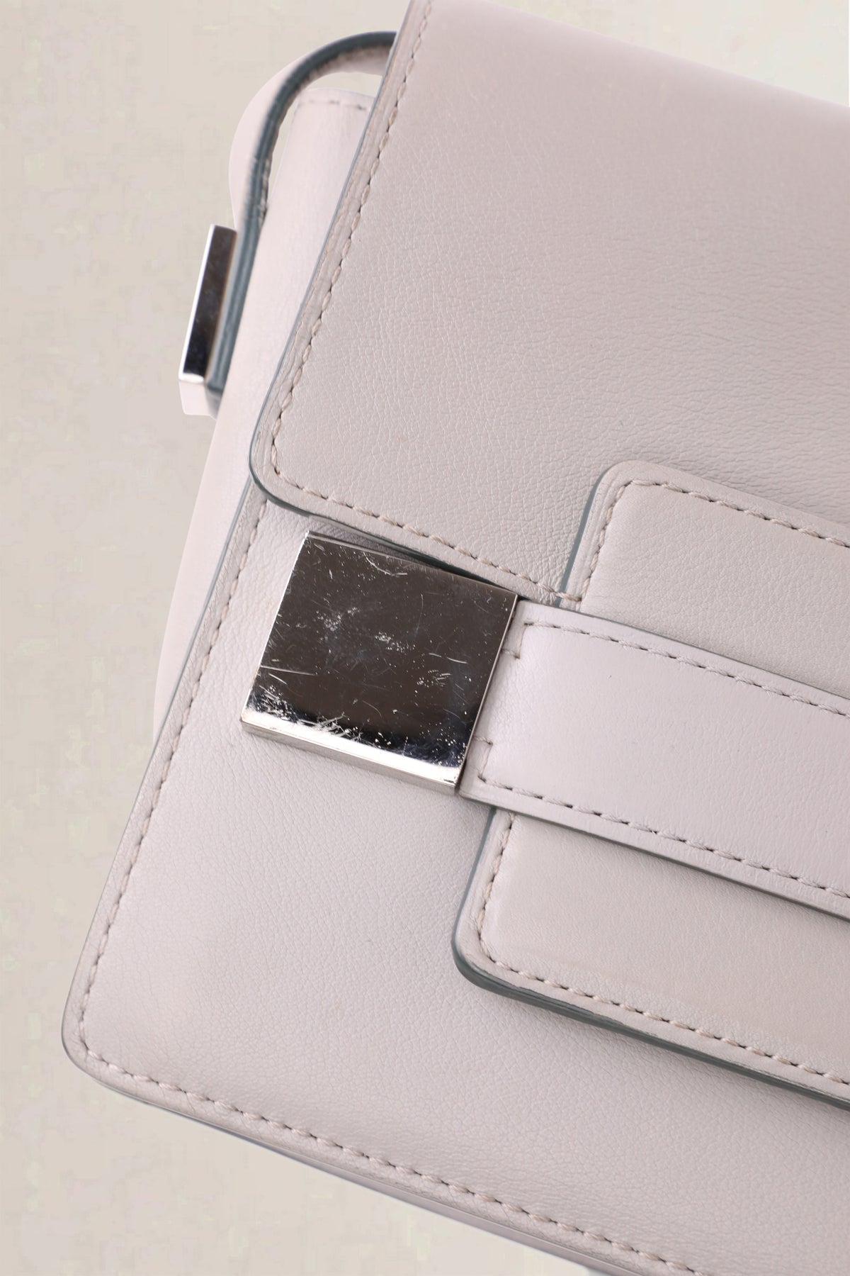 Delvaux Grey Madame Mini Crossbody Bag