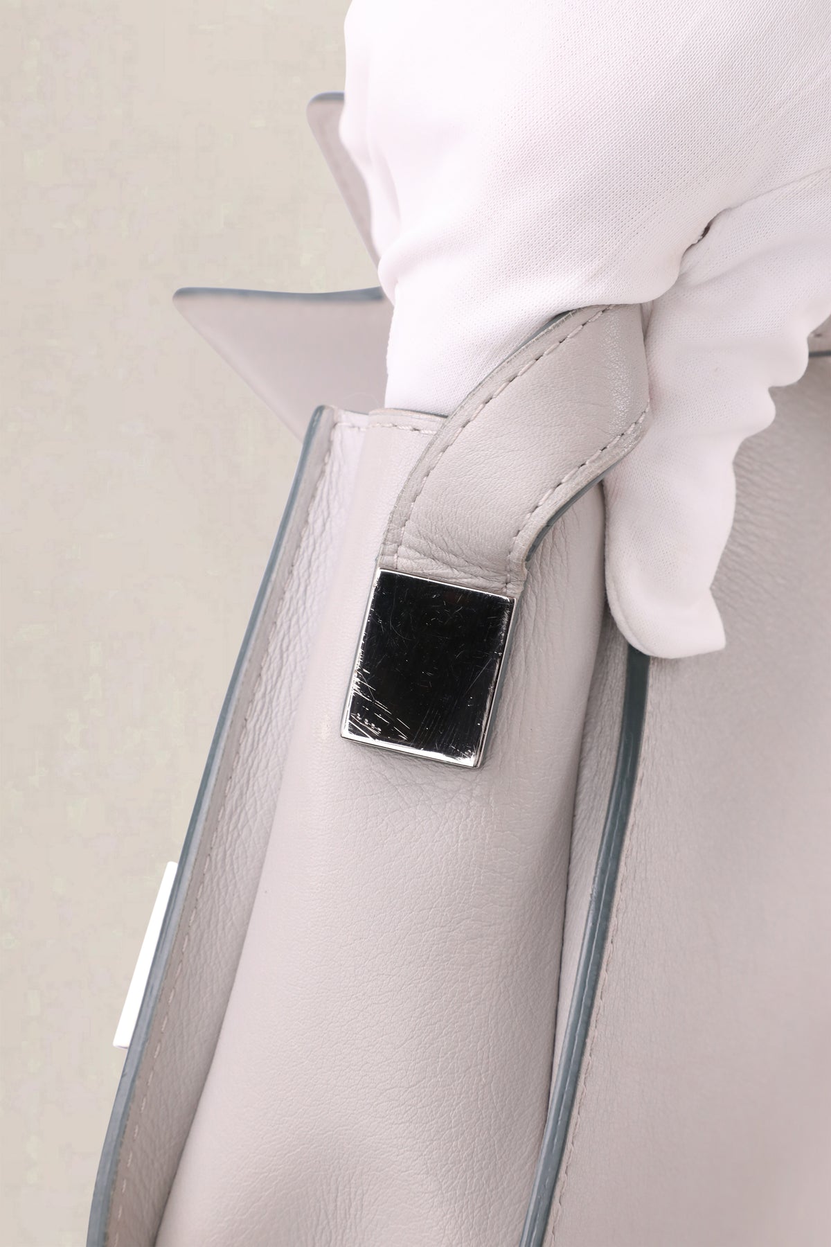 Delvaux Grey Madame Mini Crossbody Bag