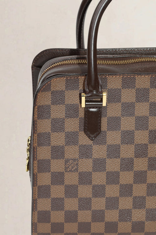 Louis Vuitton Damier Ebene Triana Top Handle Bag