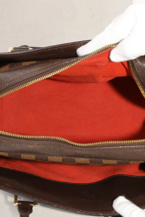 Louis Vuitton Damier Ebene Triana Top Handle Bag