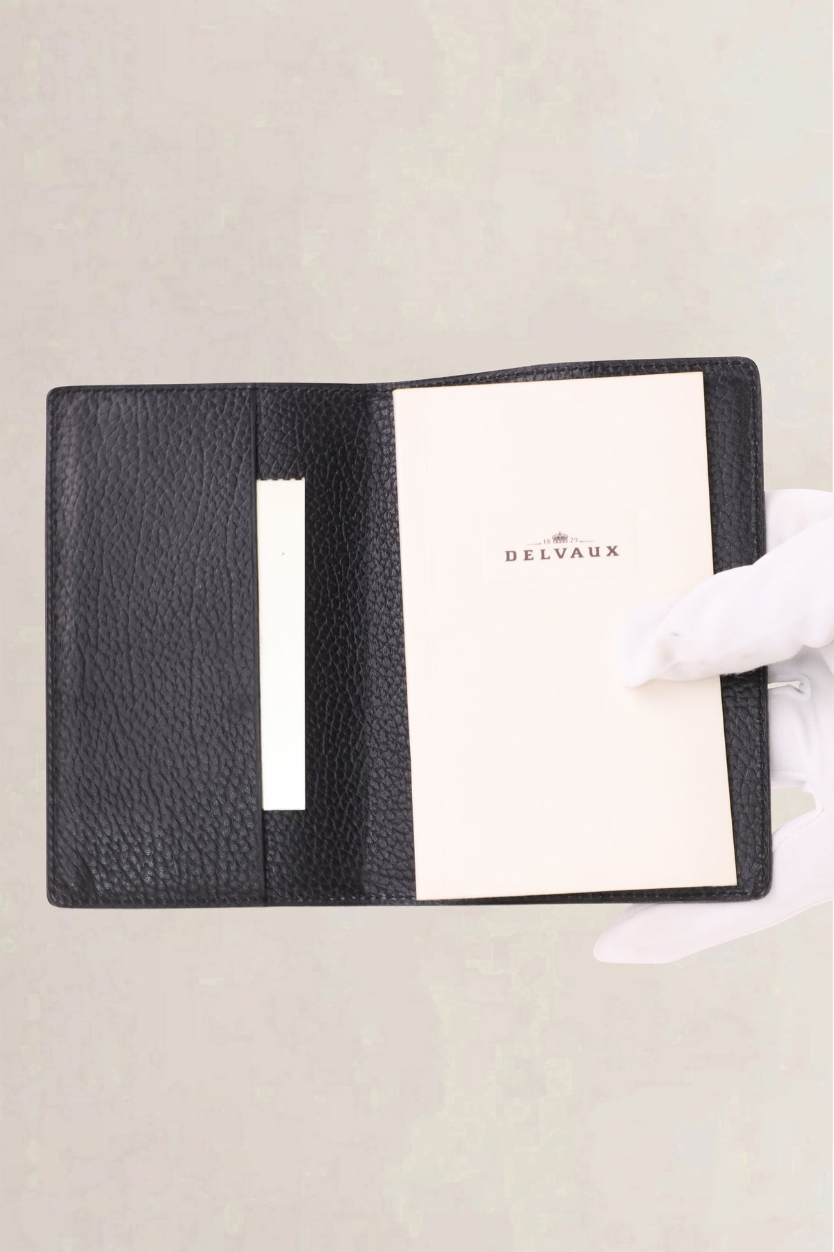 Delvaux Black Jumping Calf Telephone Book
