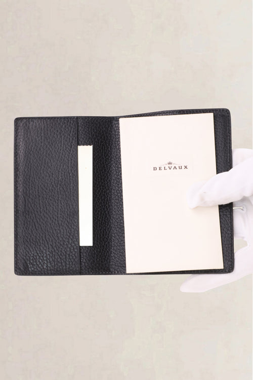 Delvaux Black Jumping Calf Telephone Book