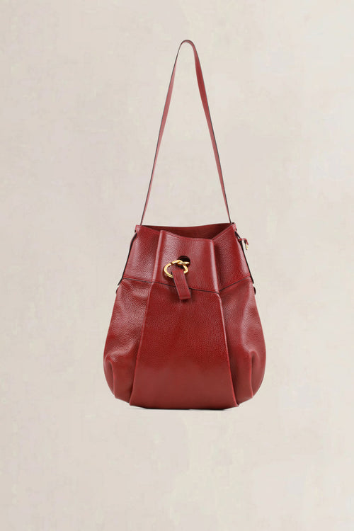 Delvaux Rosso Faust Shoulder Bag