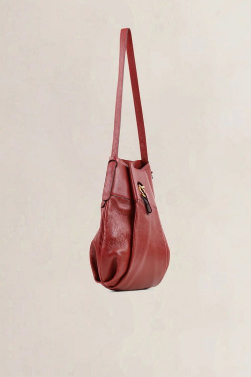 Delvaux Rosso Faust Shoulder Bag