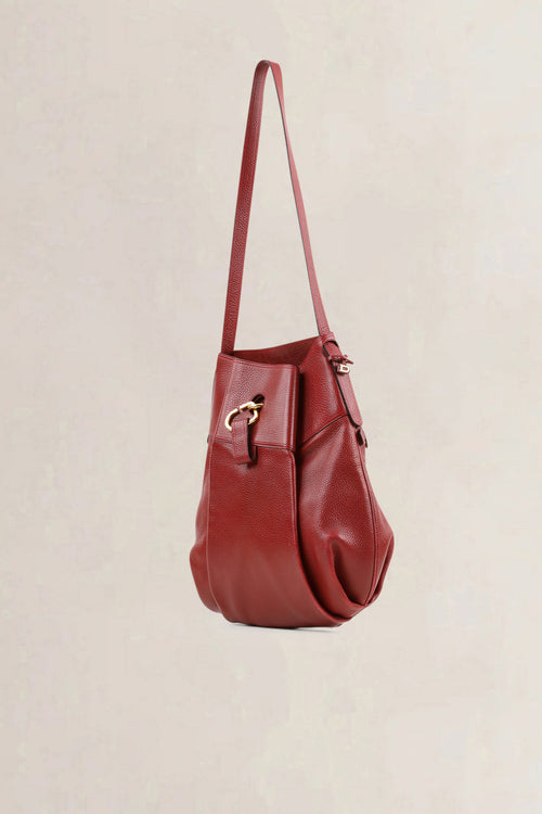 Delvaux Rosso Faust Shoulder Bag